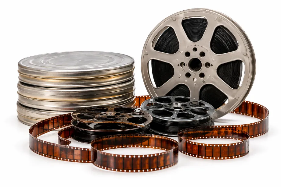 8mm, Super 8 and 16mm film reels