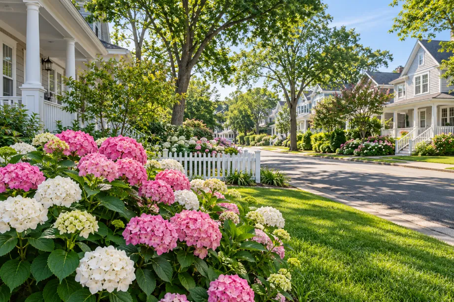 Illustrative neighborhood scene for Barnegat family memories