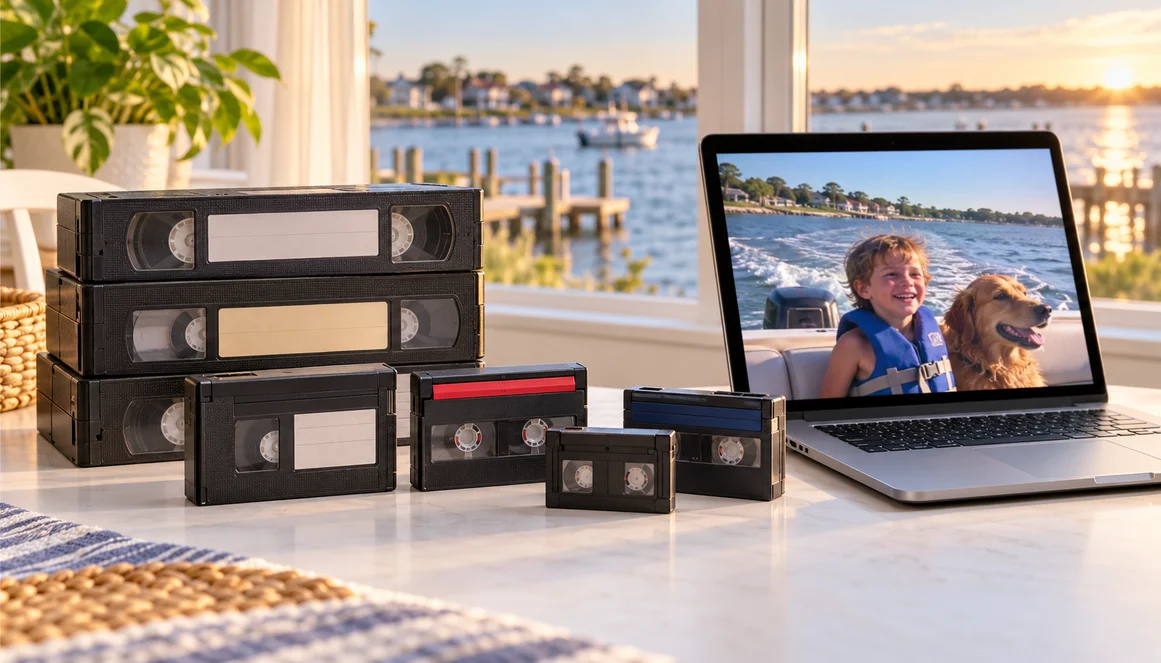 Beachwood video tapes converted to digital