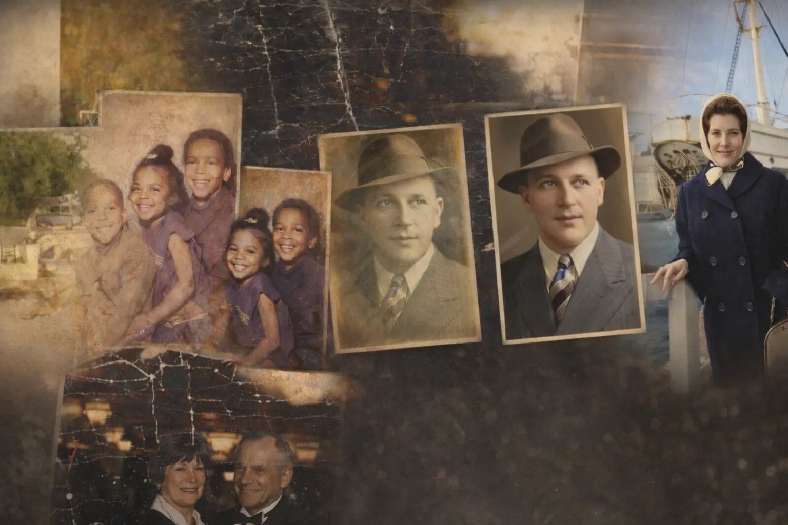 Damaged and faded photos restored to original quality