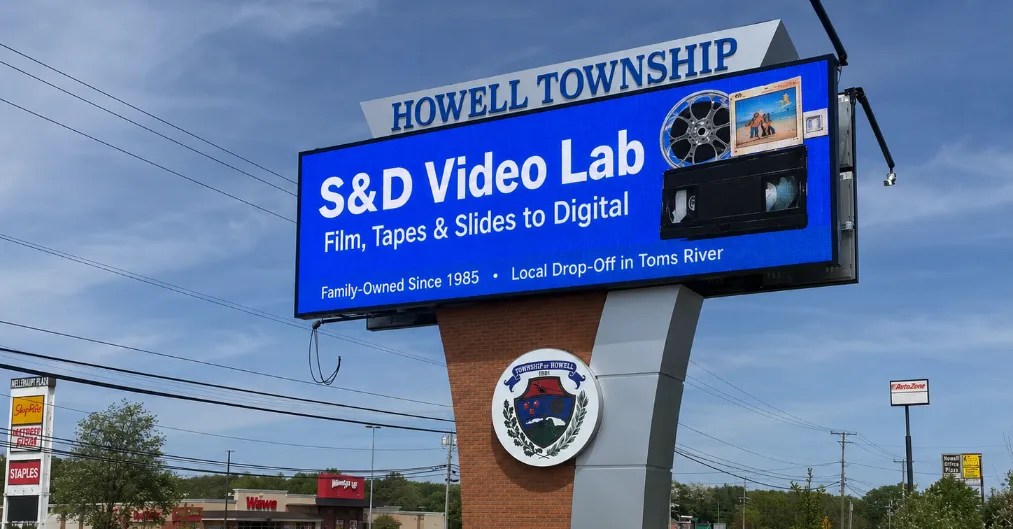 Howell Township S&D Video Lab billboard