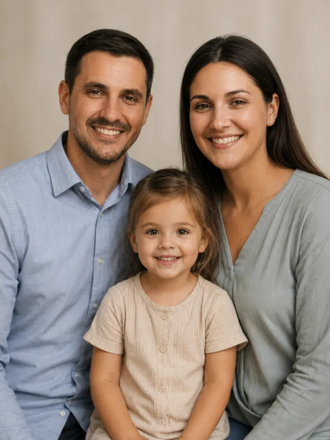 Lakewood family enjoying preserved photo memories
