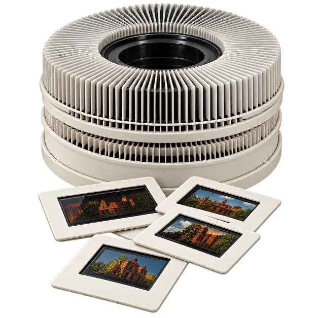 35mm slide tray and mounted slides