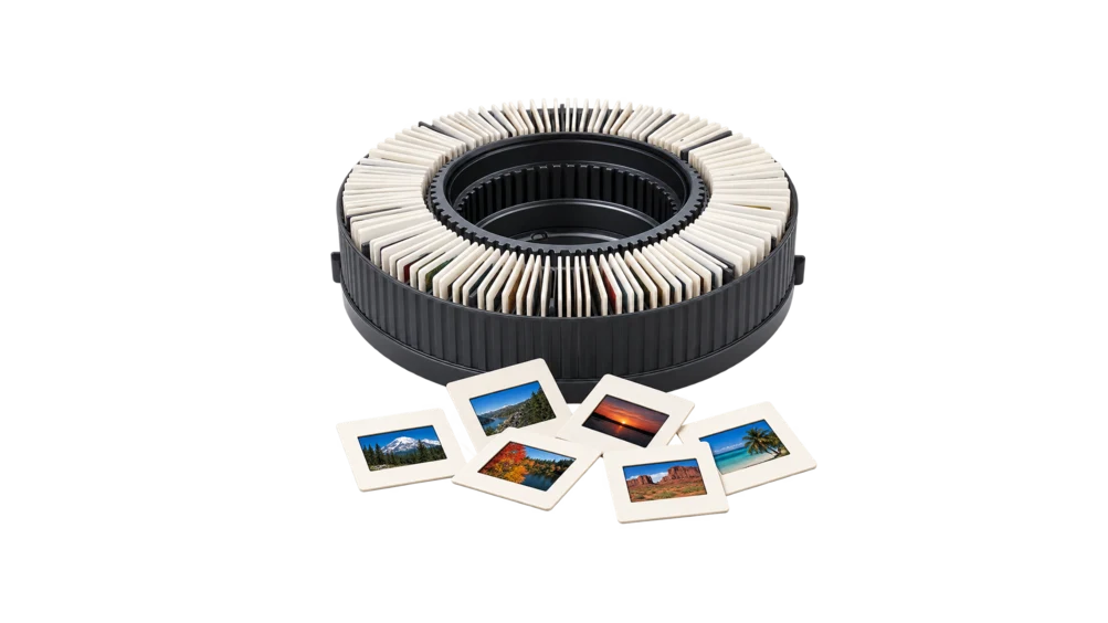 35mm slide carousel and mounted slides
